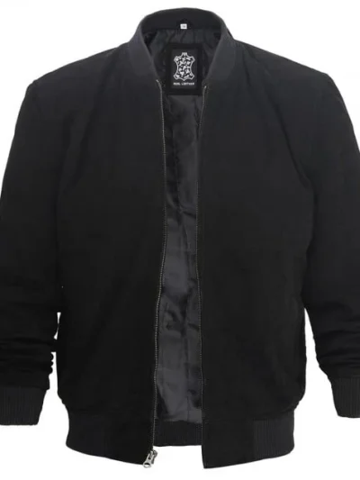 Adamsville Mens Black Suede Jacket